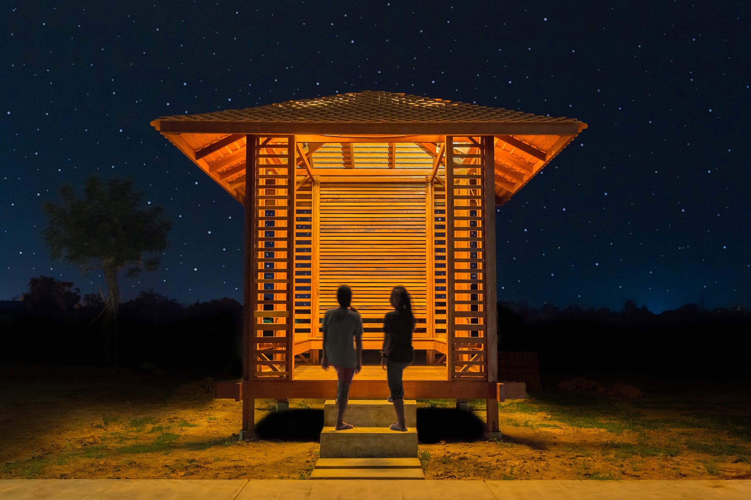 Meeting Huts, Battambang, Cambodia